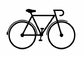 Clip Art of Bicycle